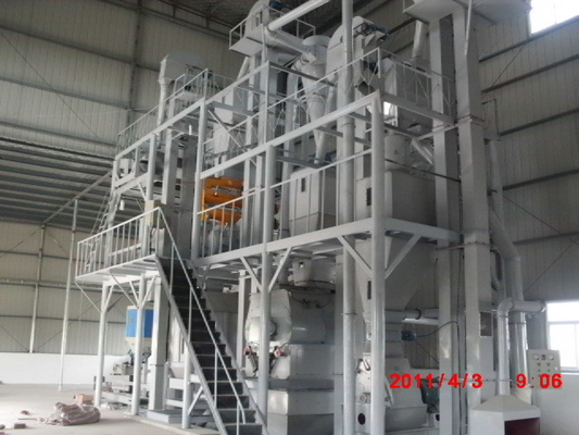 ซื้อ สายการผลิตเม็ดอาหารไก่เครื่องจักรโรงสีเม็ดชีวมวลโค 10mx4mx9.5m online manufacture